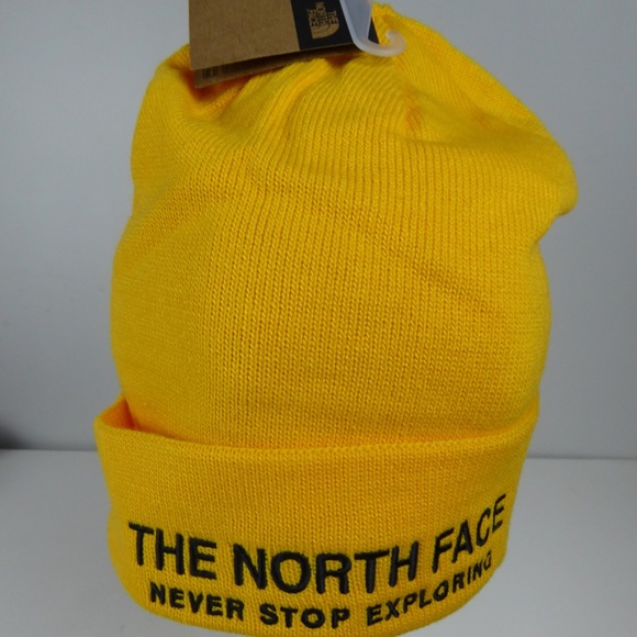 North Face Hat Wide Cuff TNF Embroidered Cap NWT - Picture 6 of 6